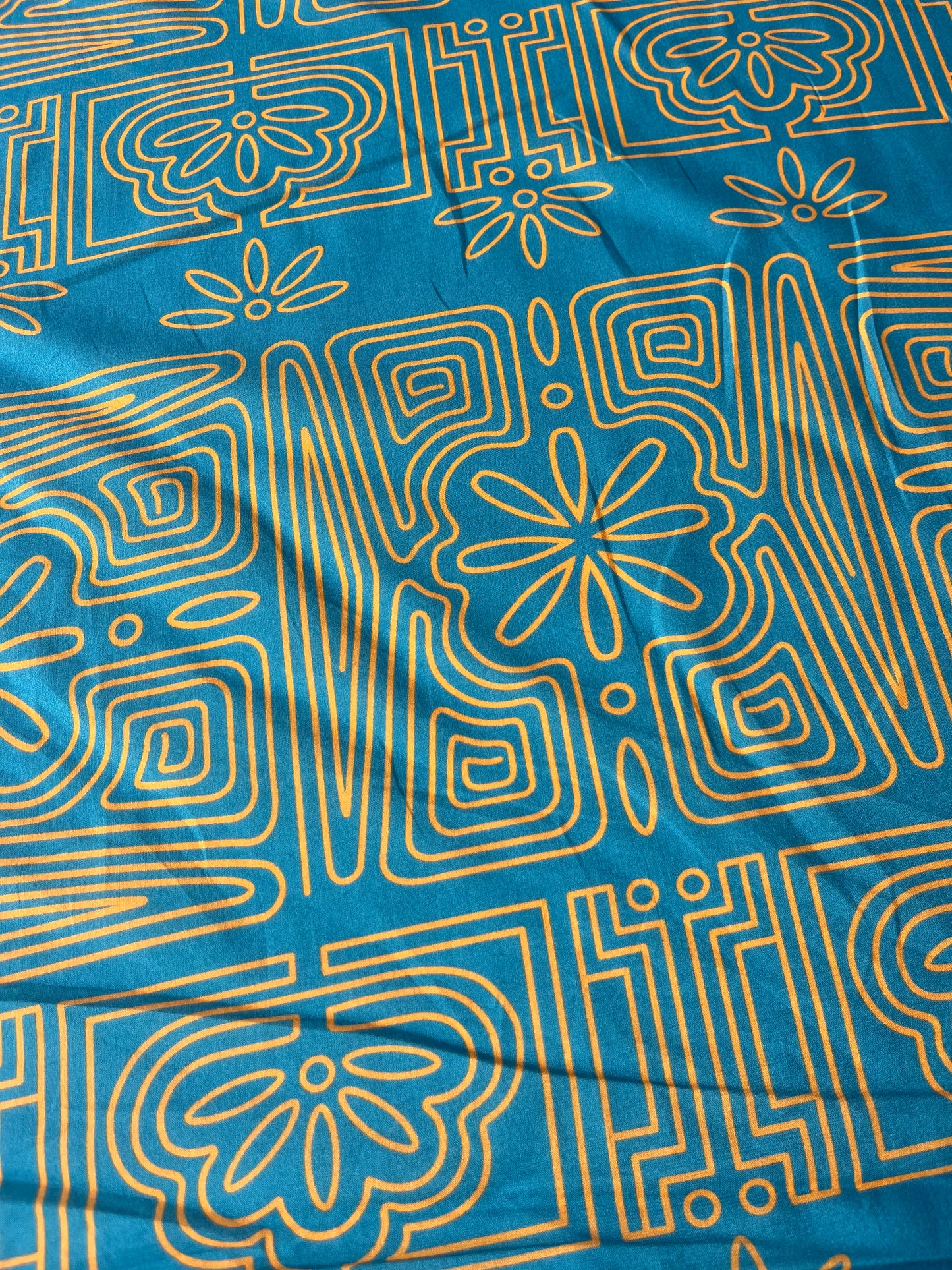 ATHENA 021  cotton voile stencil digital print
