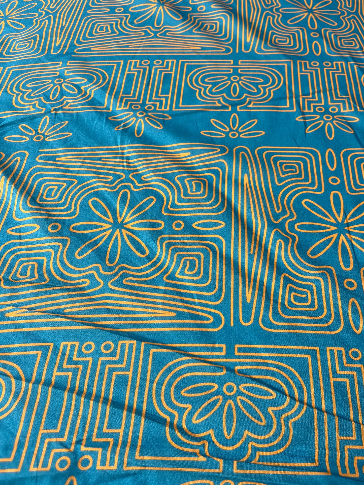 ATHENA 021  cotton voile stencil digital print