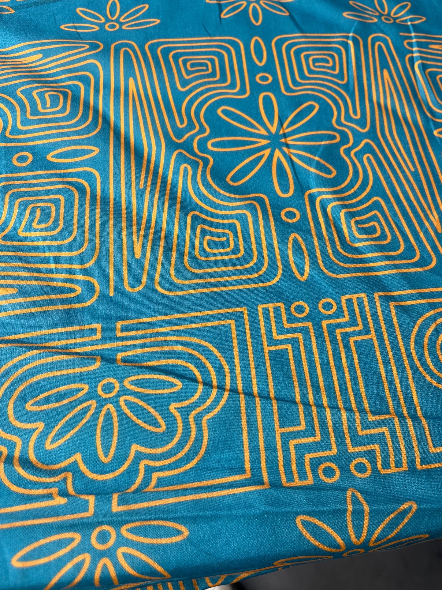ATHENA 021  cotton voile stencil digital print