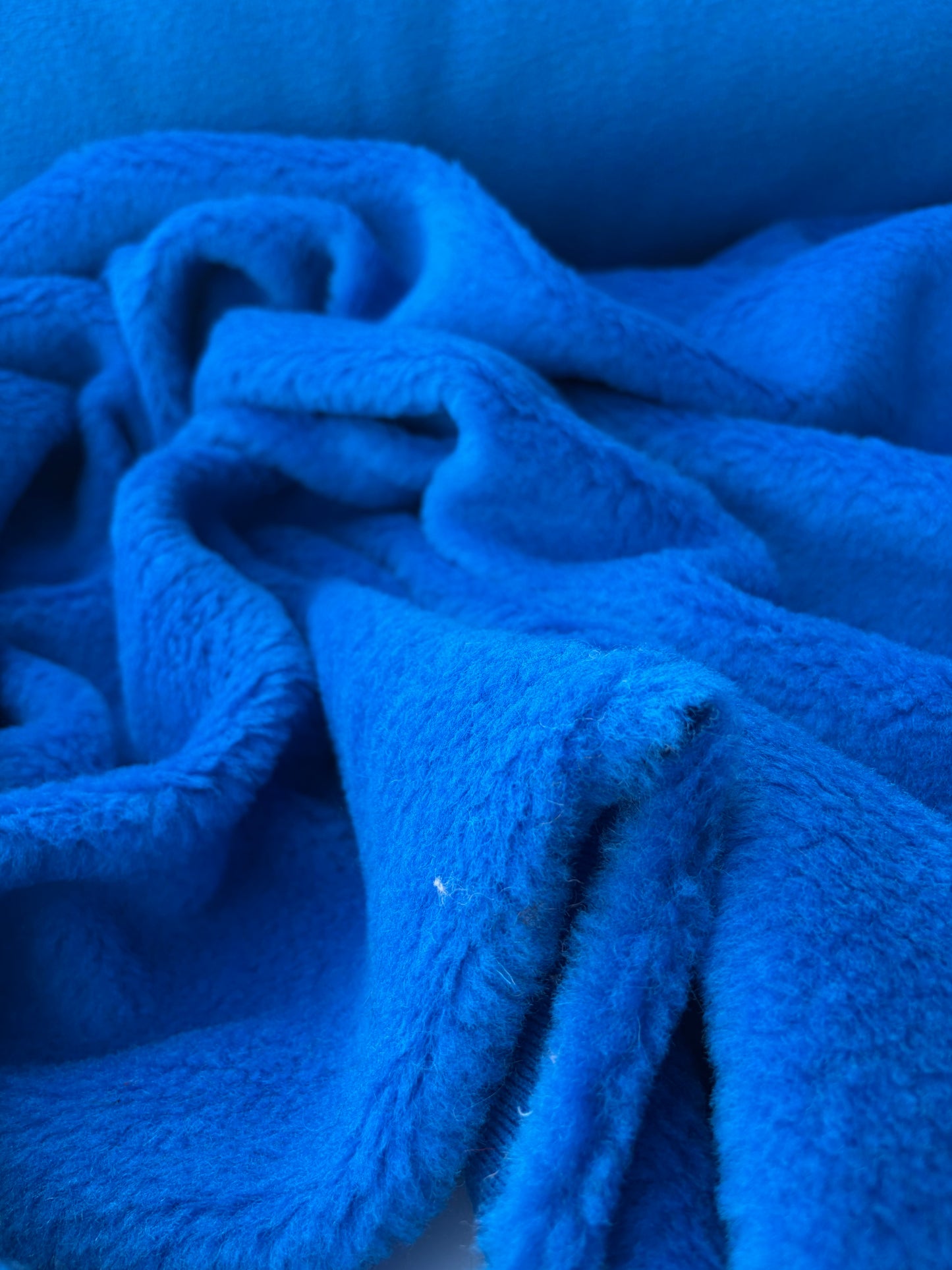 WILD WOOL 025 electric blue boiled wool
