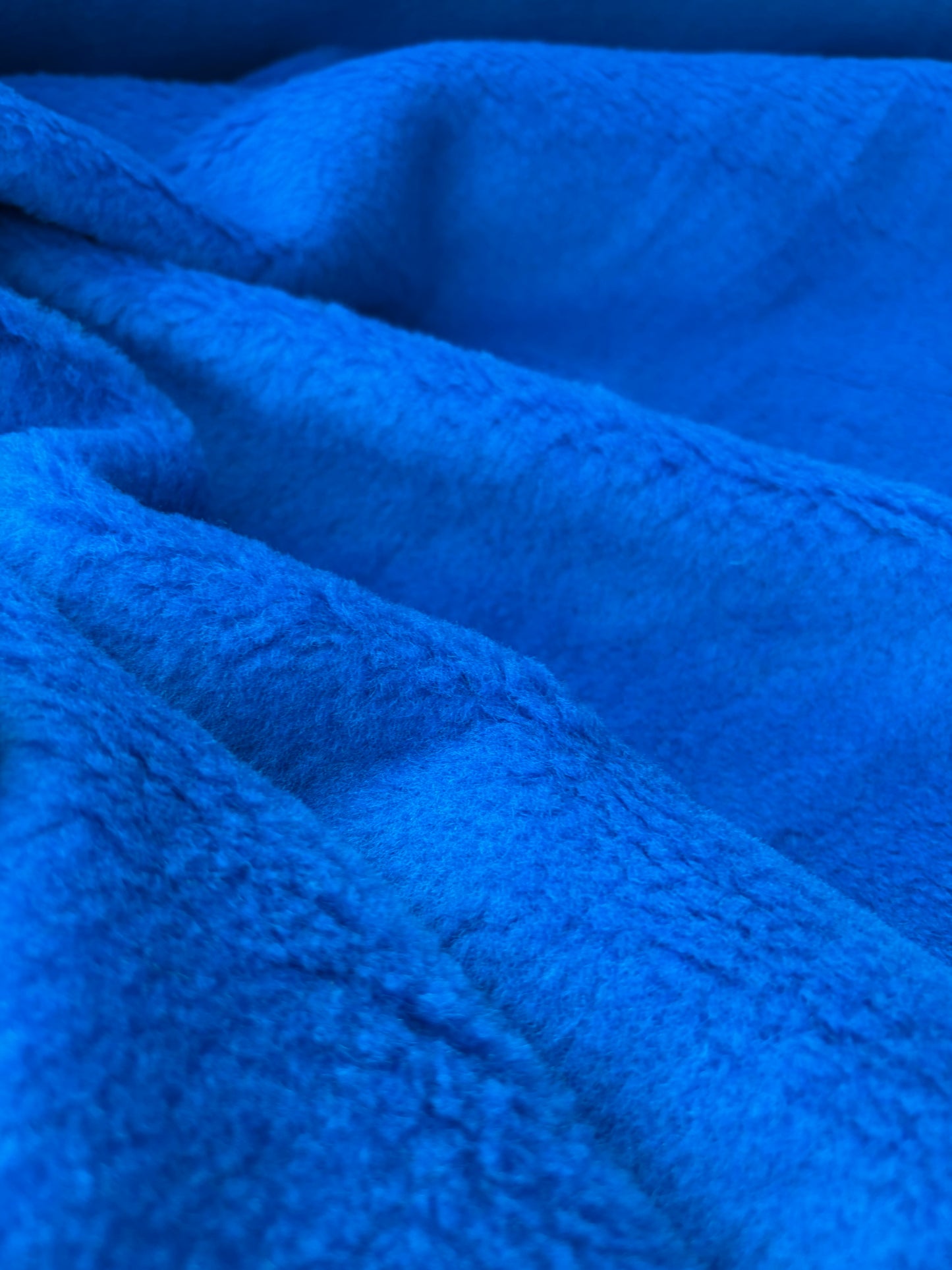 WILD WOOL 025 electric blue boiled wool
