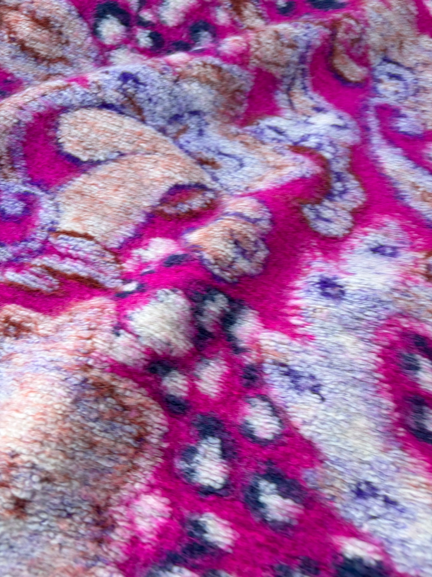 WILD WOOL 027 fuchsia cashemere heavy boiled wool
