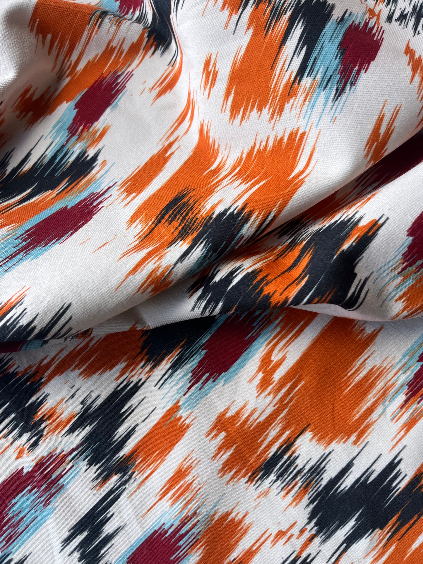 ATHENA 024 Felpa/jogging ikat effect orange/charcoal