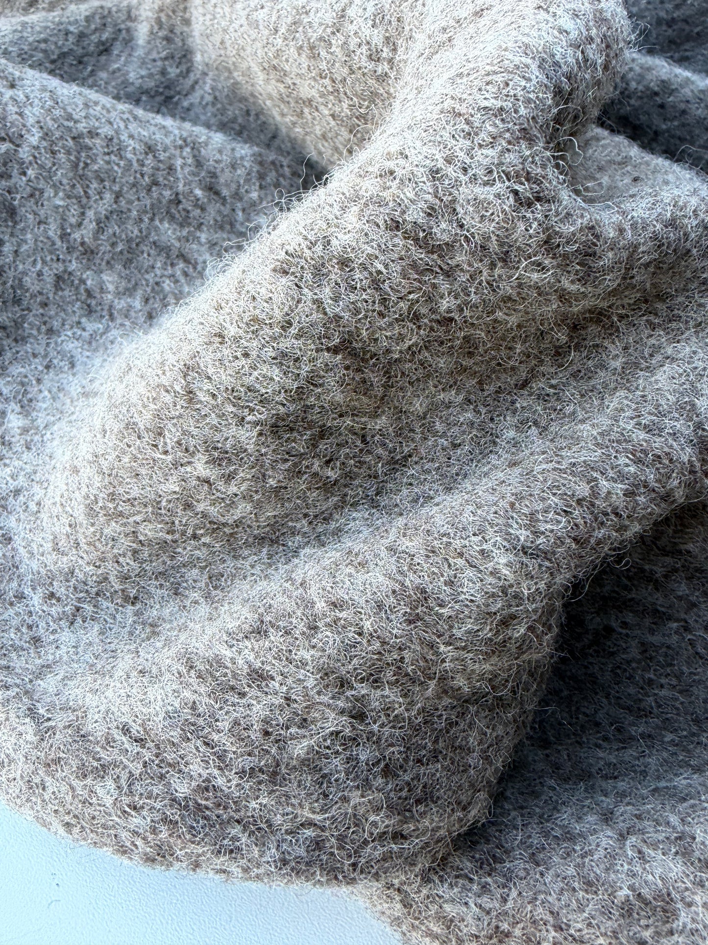 WILD WOOL 030 dark brown boiled wool