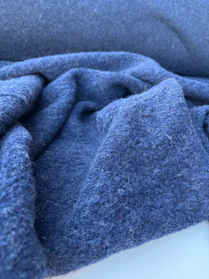 WILD WOOL 031 dark blue boiled wool