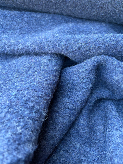 WILD WOOL 031 dark blue boiled wool