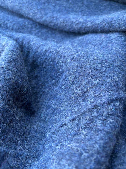 WILD WOOL 031 dark blue boiled wool