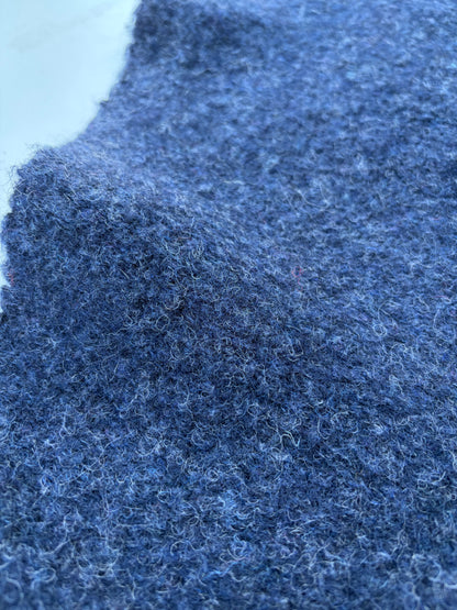 WILD WOOL 031 dark blue boiled wool