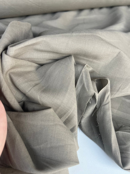 SUZY 027 voile linen/viscose tabac colour