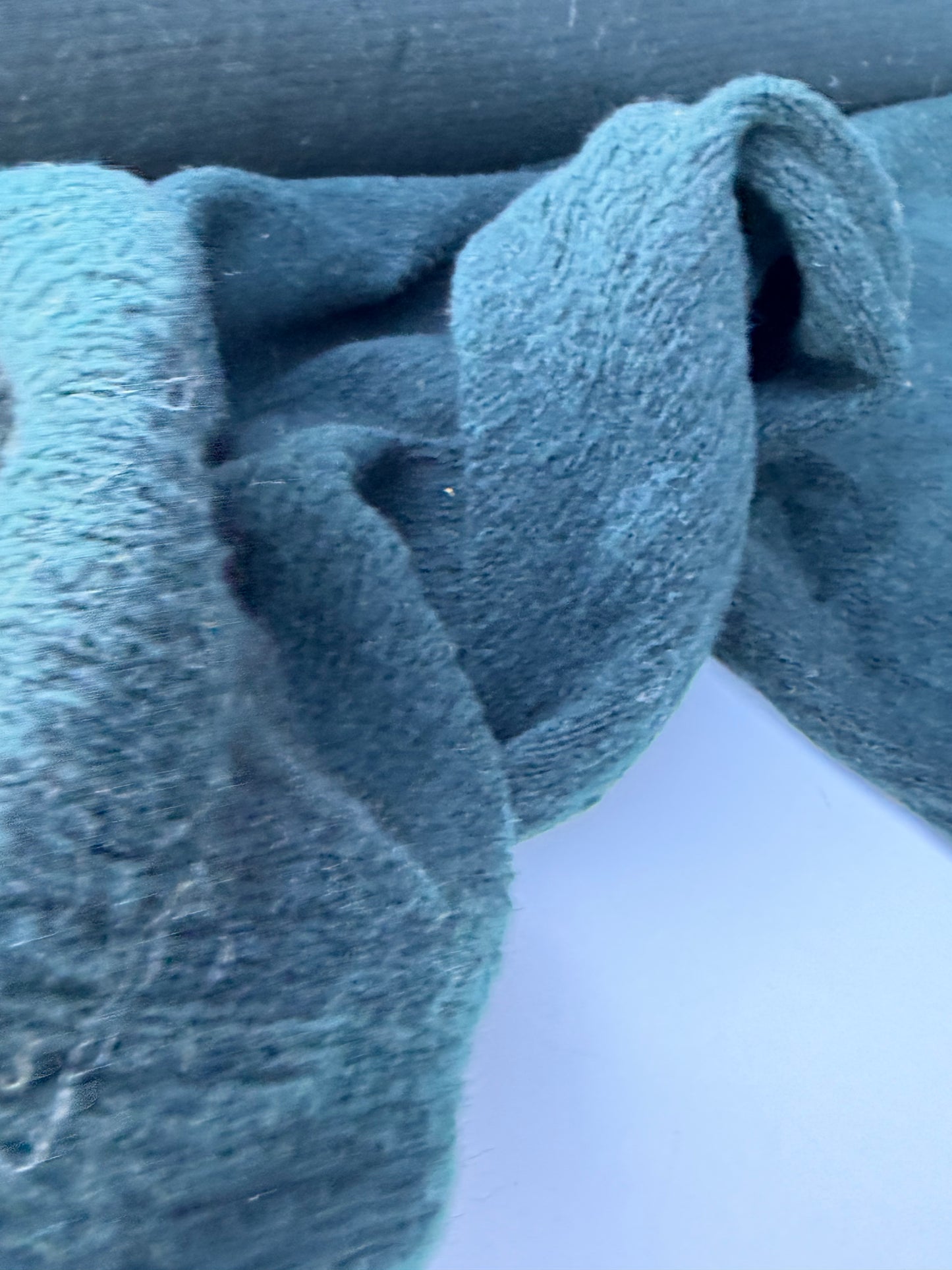 WILD WOOL 032 dark green boiled wool