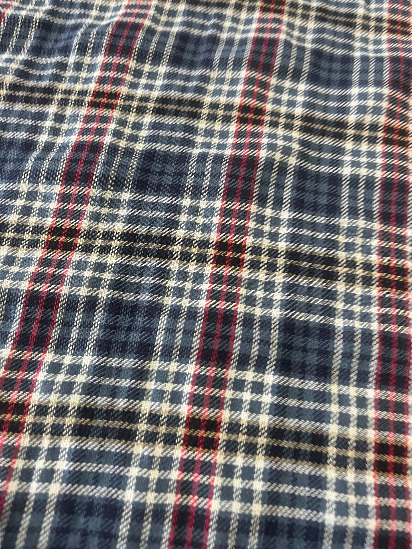 XII 034 Canclini cotton check seersucker