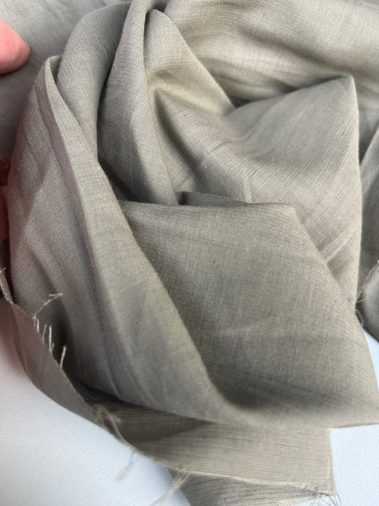 SUZY 027 voile linen/viscose tabac colour