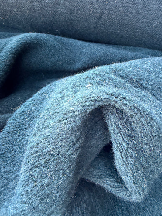 WILD WOOL 032 dark green boiled wool