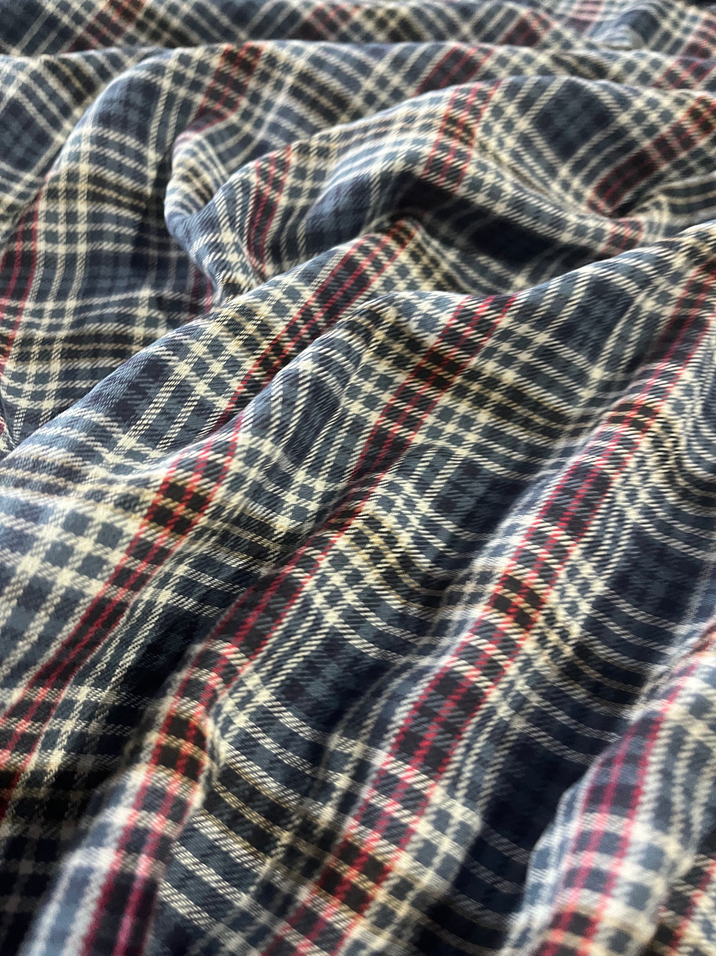 XII 034 Canclini cotton check seersucker