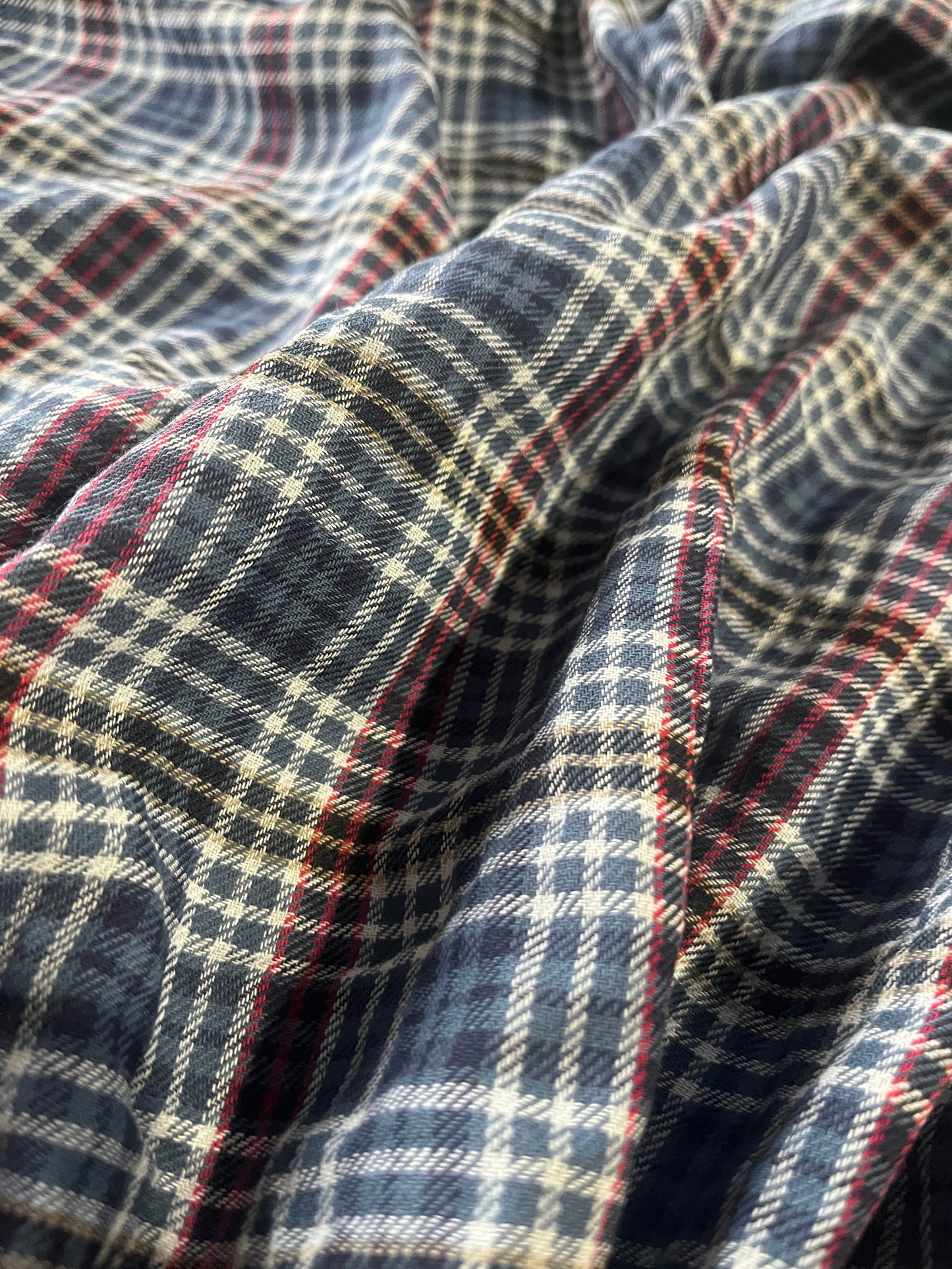 XII 034 Canclini cotton check seersucker