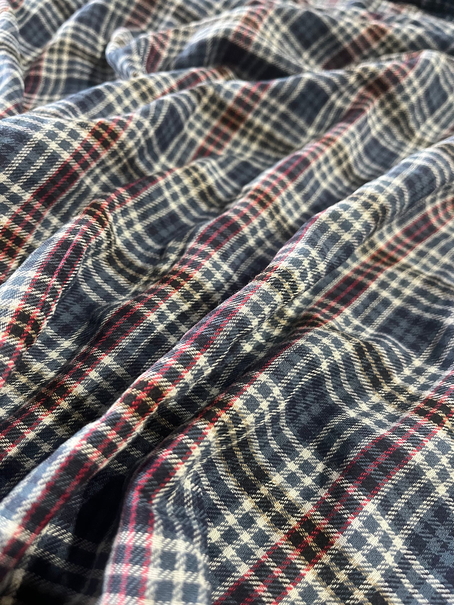 XII 034 Canclini cotton check seersucker