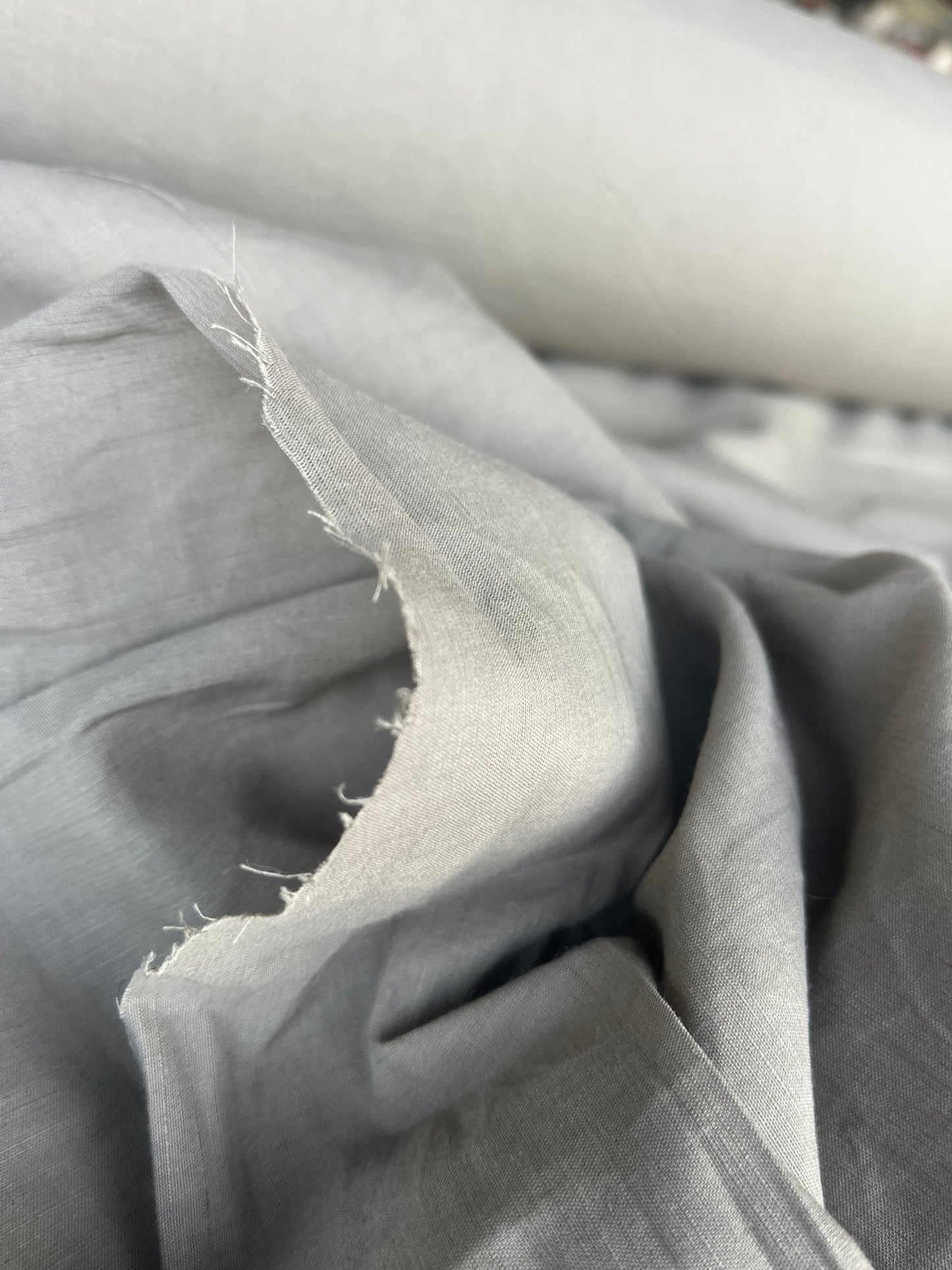 SUZY 027 voile linen/viscose tabac colour