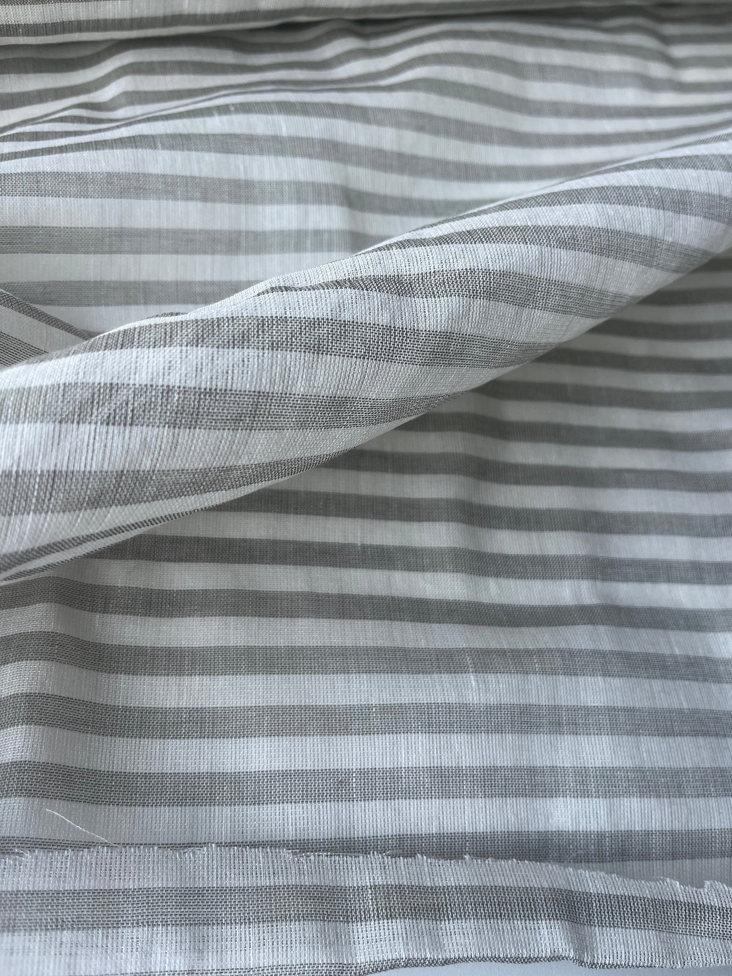 SUZY 028 cotton linen stripes khaky