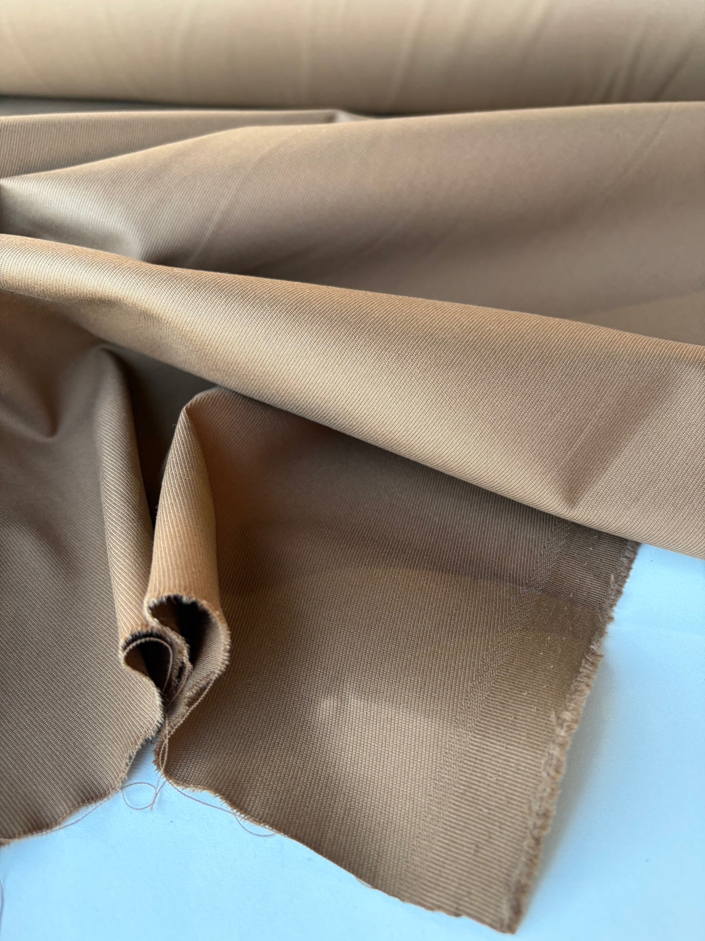 HARVEST SEASON 001 caramel cotton twill stretch