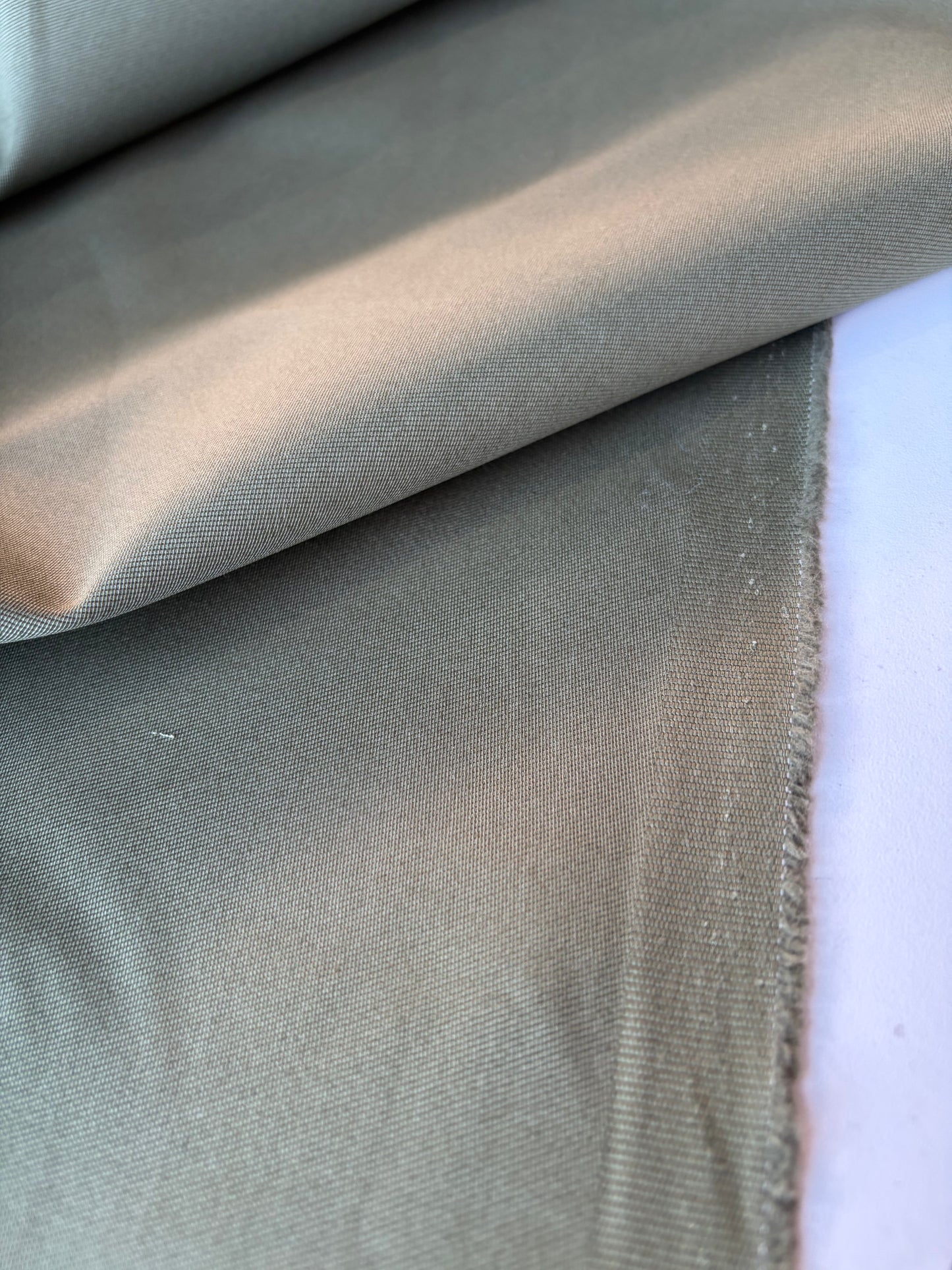 HARVEST SEASON 002 army green cotton twill stretch