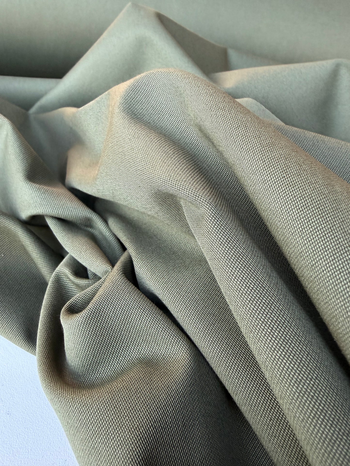 HARVEST SEASON 002 army green cotton twill stretch