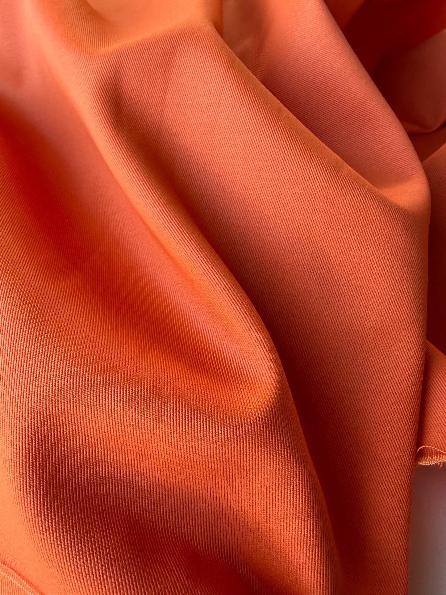 HARVEST SEASON 003 tangerine cotton twill