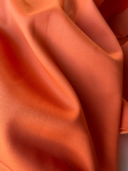 HARVEST SEASON 003 tangerine cotton twill