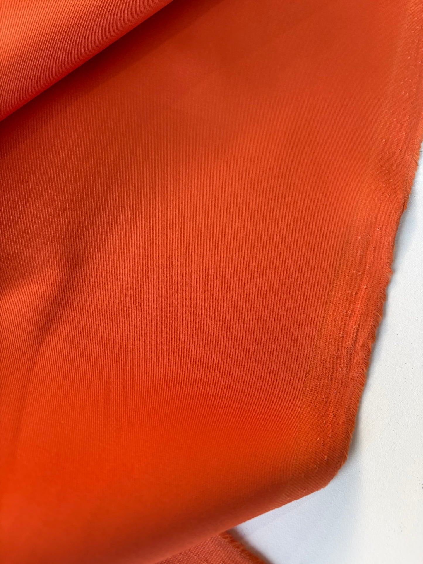 HARVEST SEASON 003 tangerine cotton twill