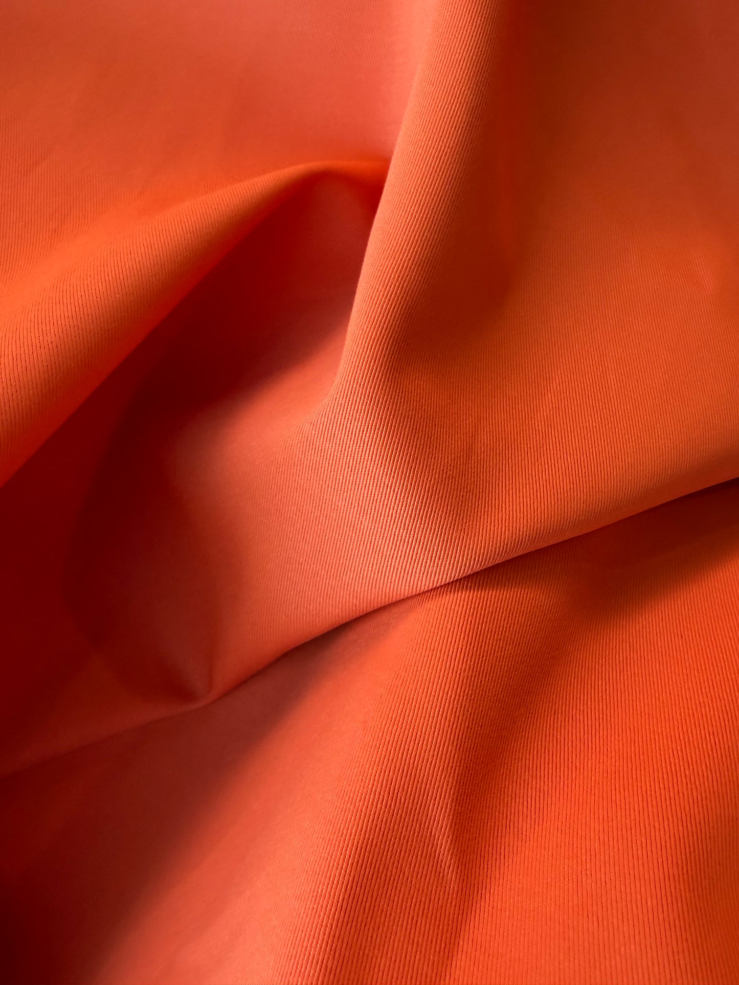 HARVEST SEASON 003 tangerine cotton twill