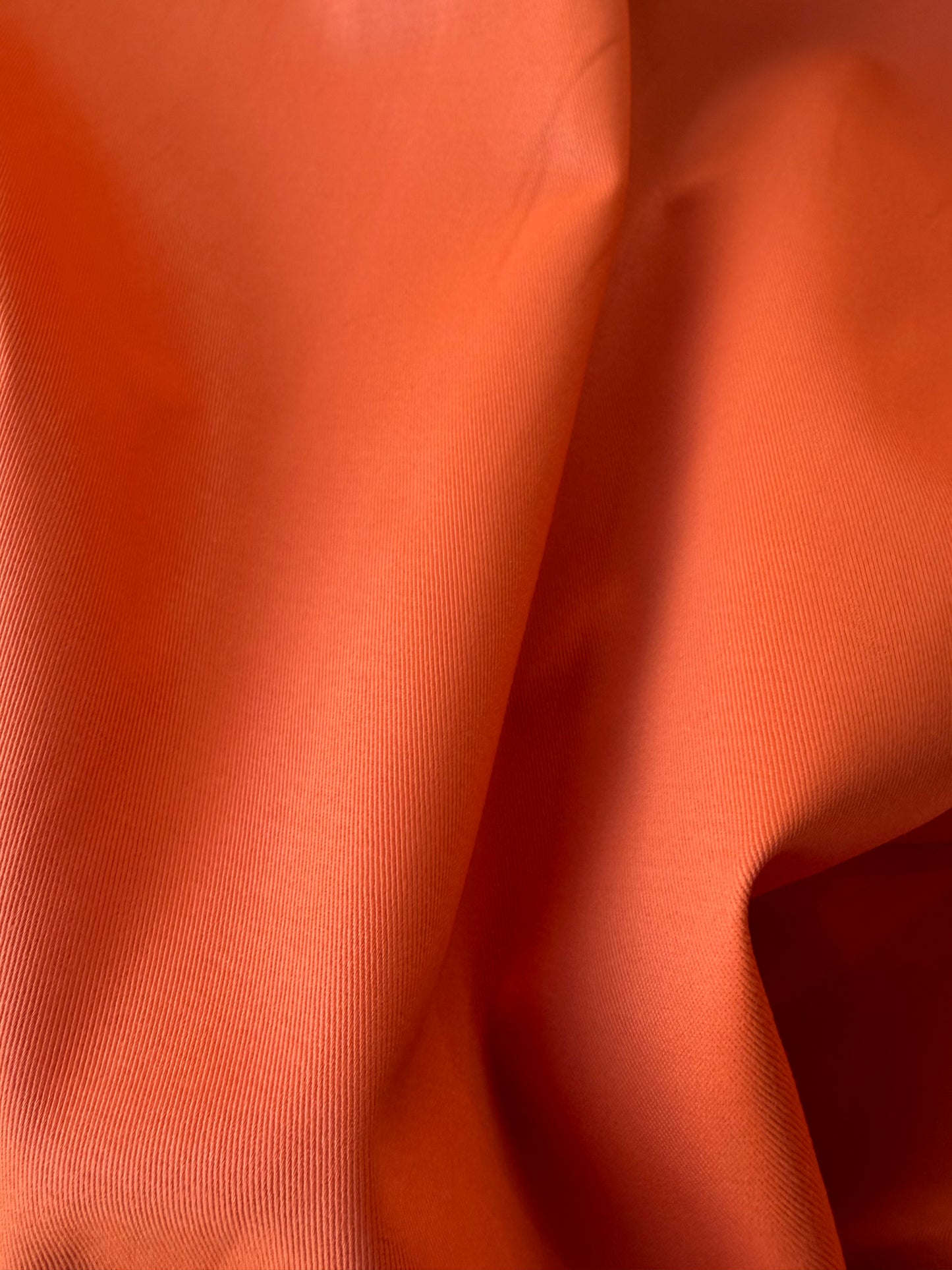 HARVEST SEASON 003 tangerine cotton twill