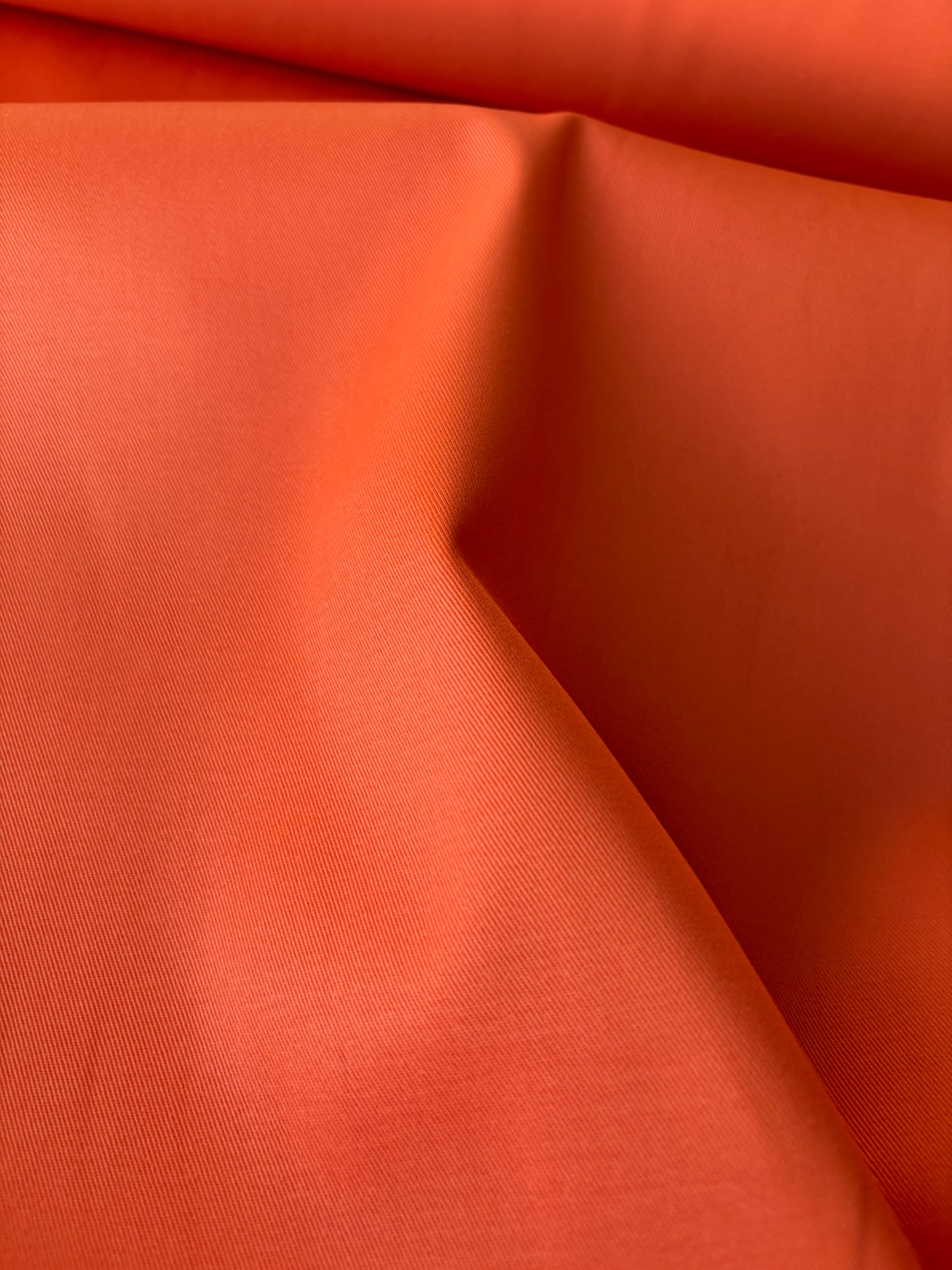 HARVEST SEASON 003 tangerine cotton twill