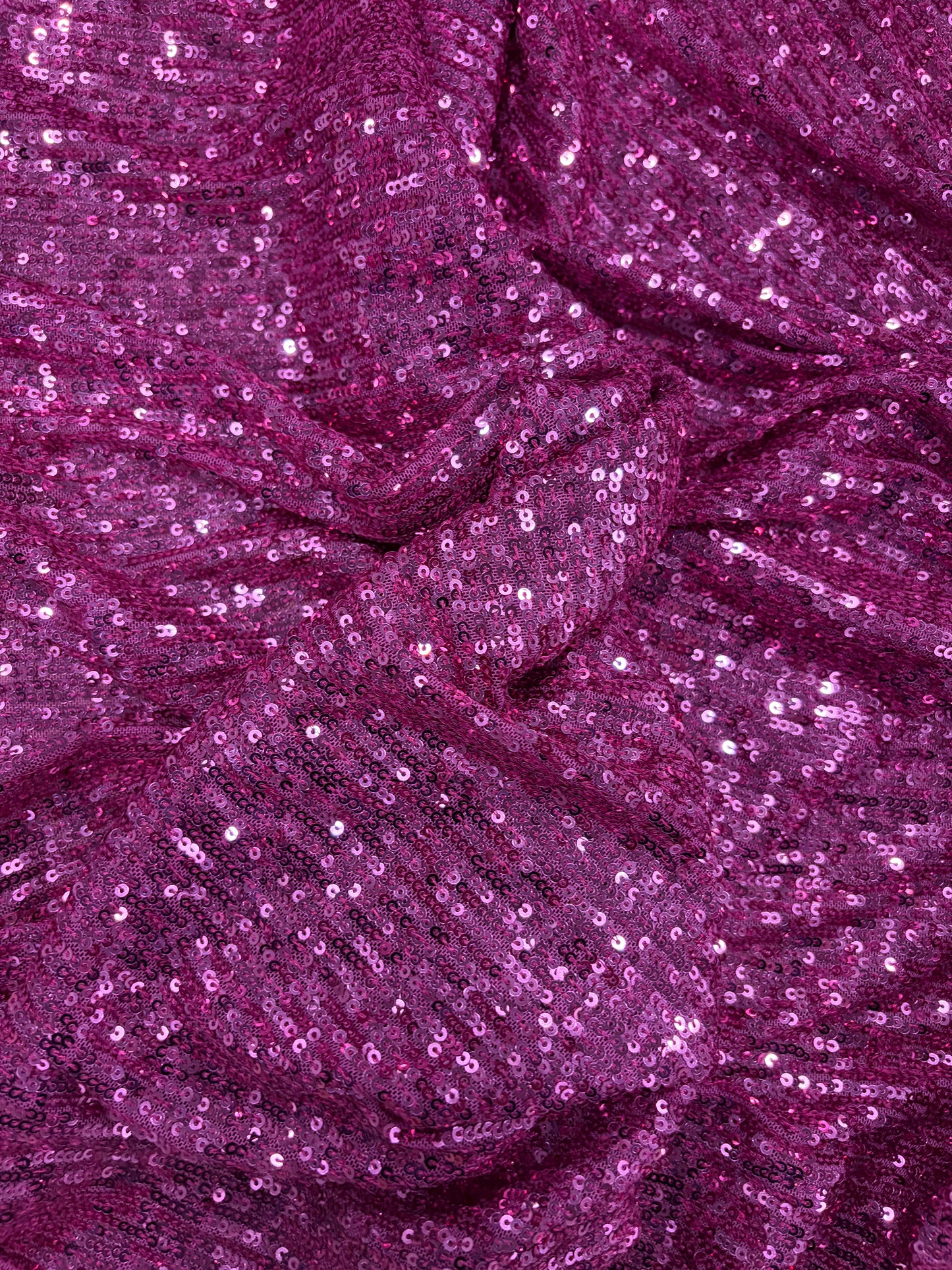WONKA 003 mesh sequins fuchsia