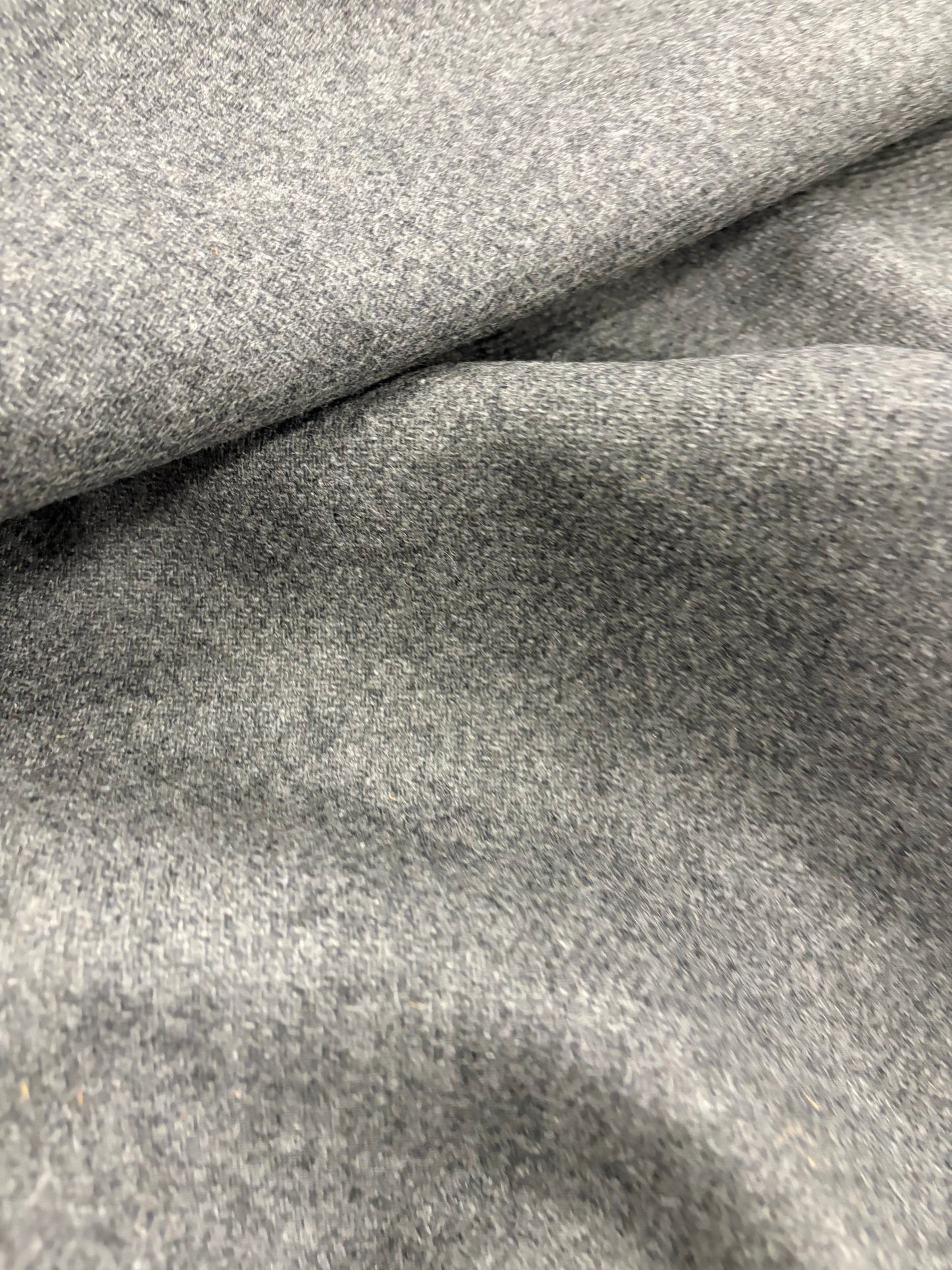WONKA 004 grey wool drape with fused lining