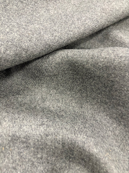 WONKA 004 grey wool drape with fused lining