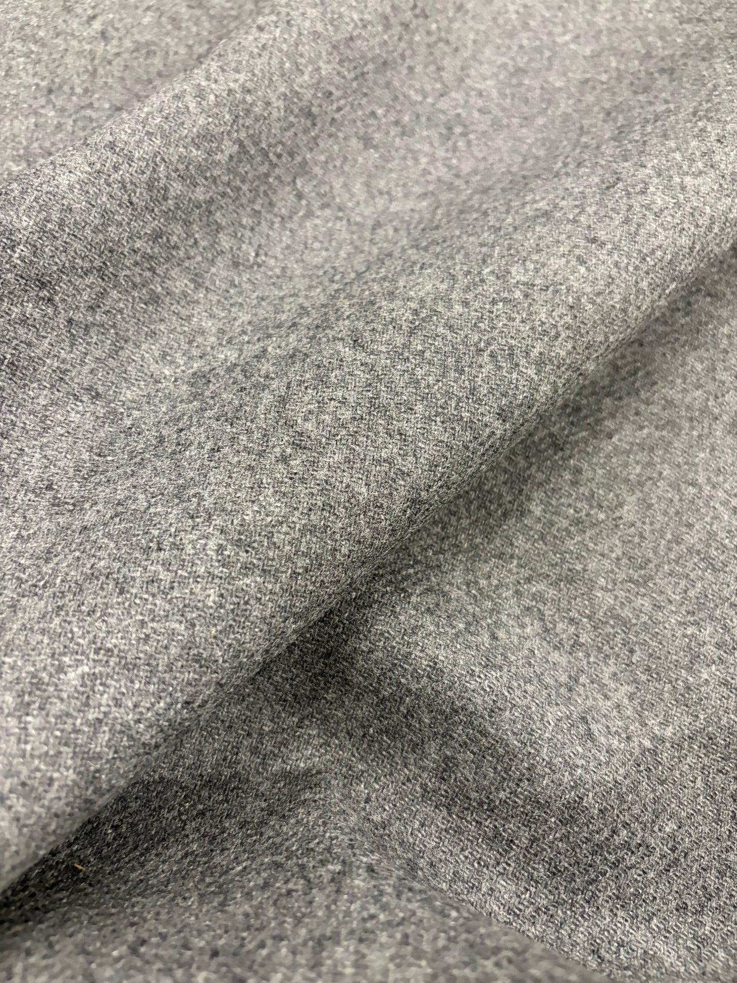 WONKA 004 grey wool drape with fused lining