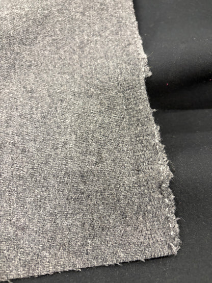 WONKA 004 grey wool drape with fused lining