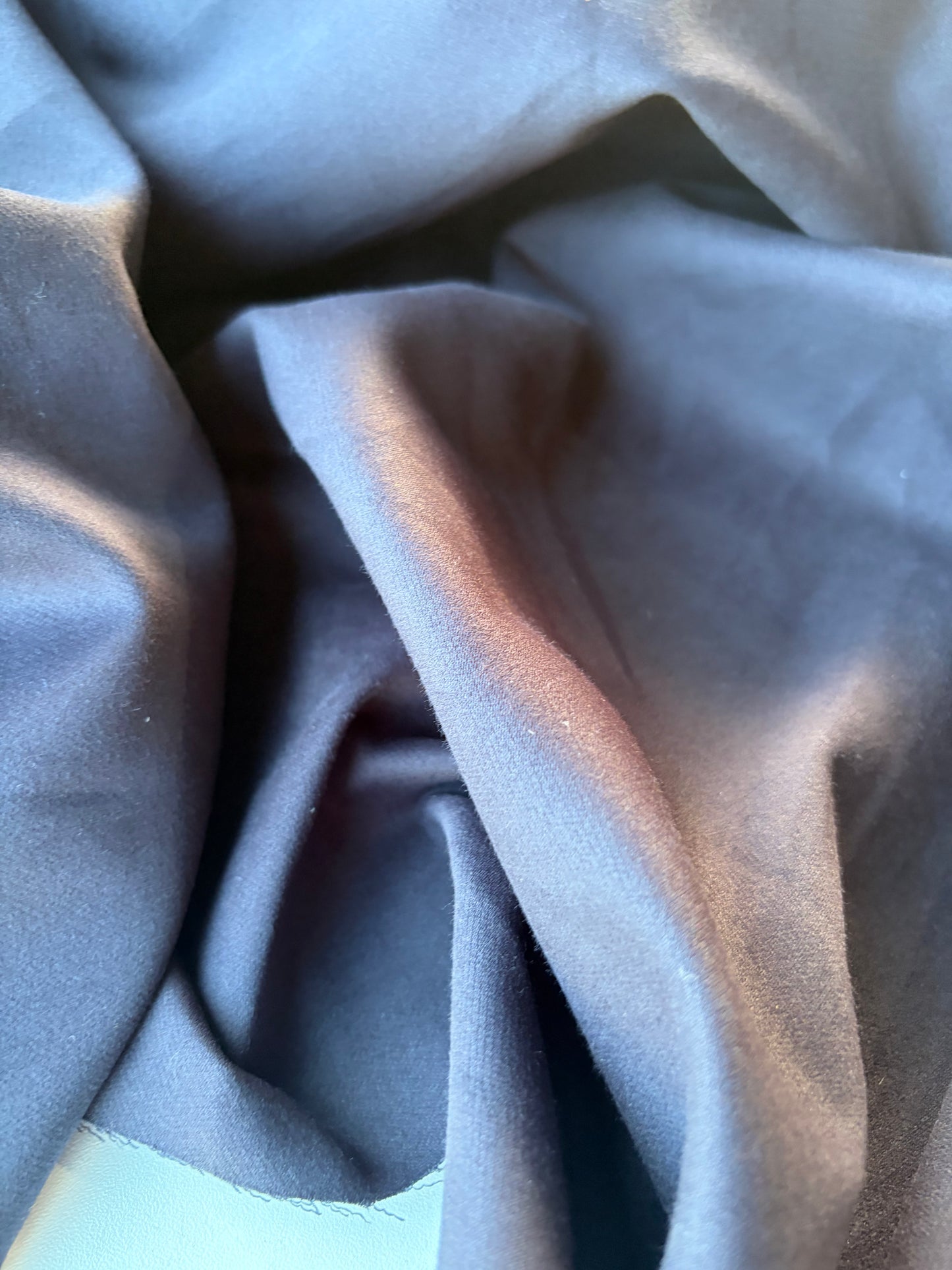 HARVEST SEASON 006 navy cotton stretch peach finish