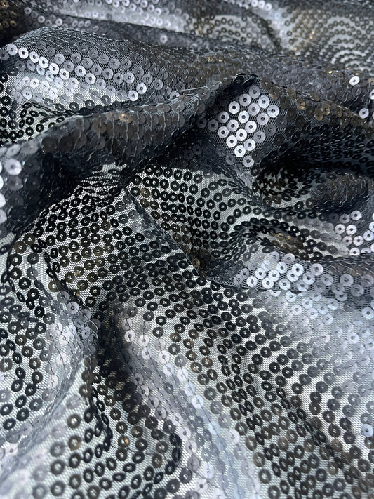 ATHENA 037 Jersey mesh sequins black