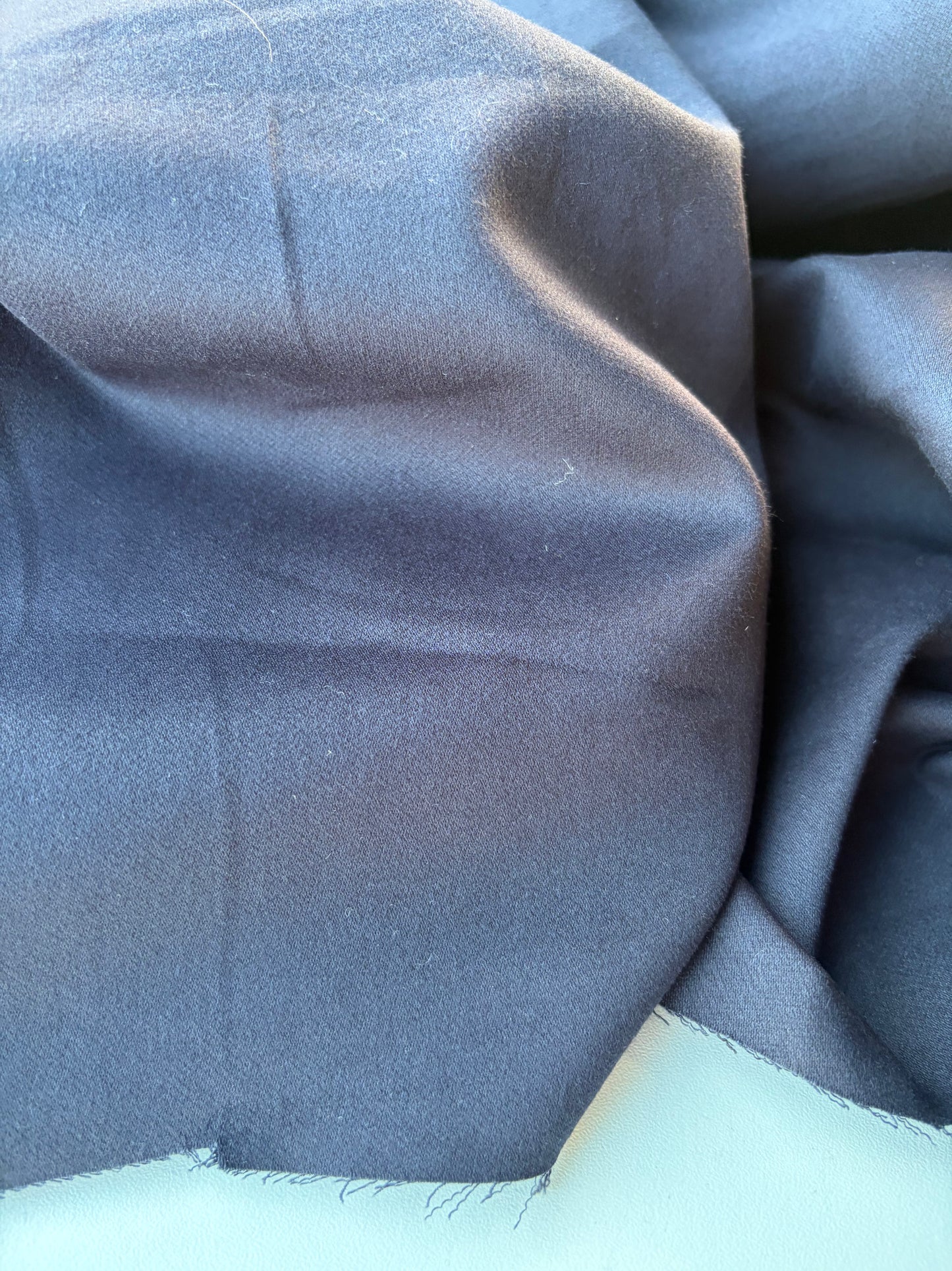 HARVEST SEASON 006 navy cotton stretch peach finish