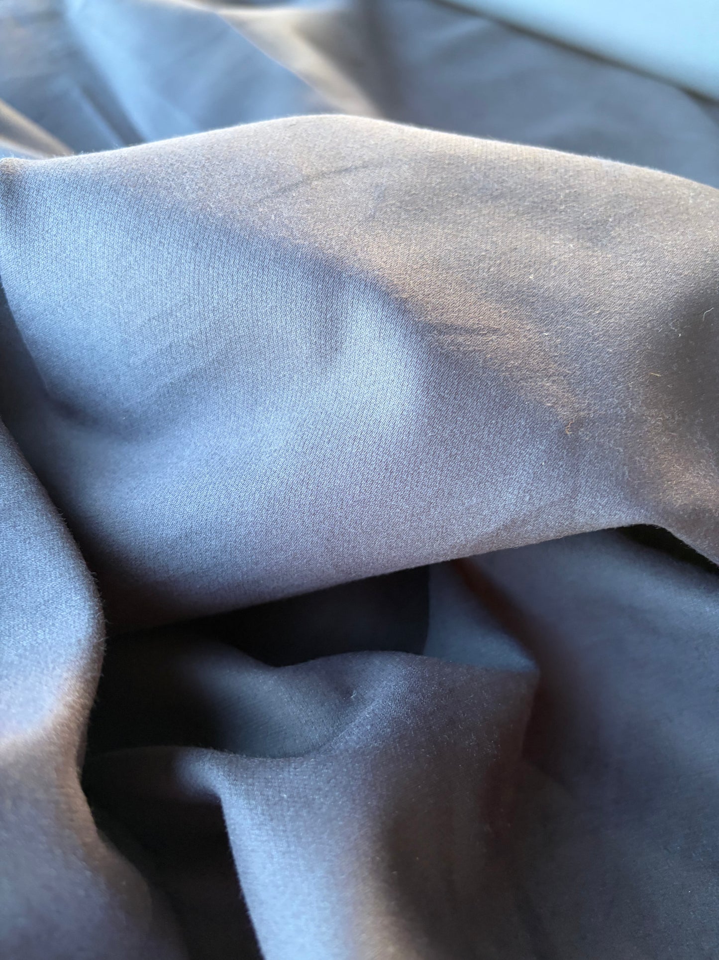 HARVEST SEASON 006 navy cotton stretch peach finish