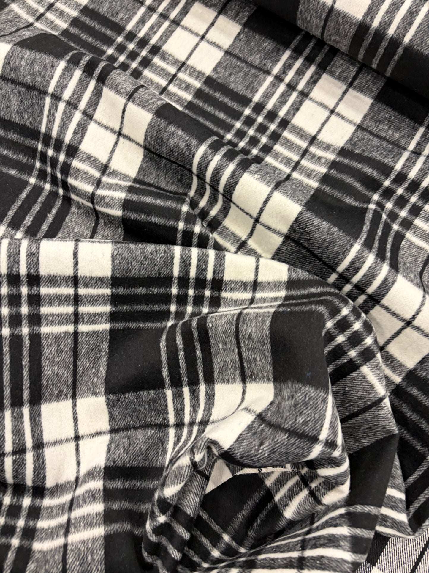 WONKA 006 checkered coat fabric