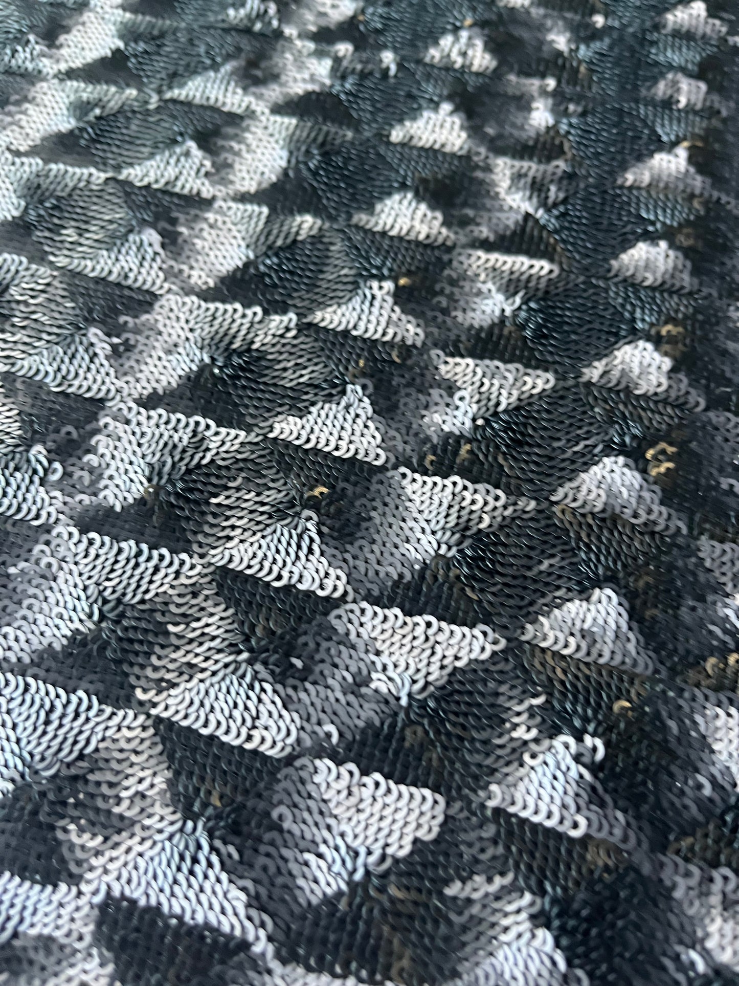 ATHENA 038 fancy mesh sequins black