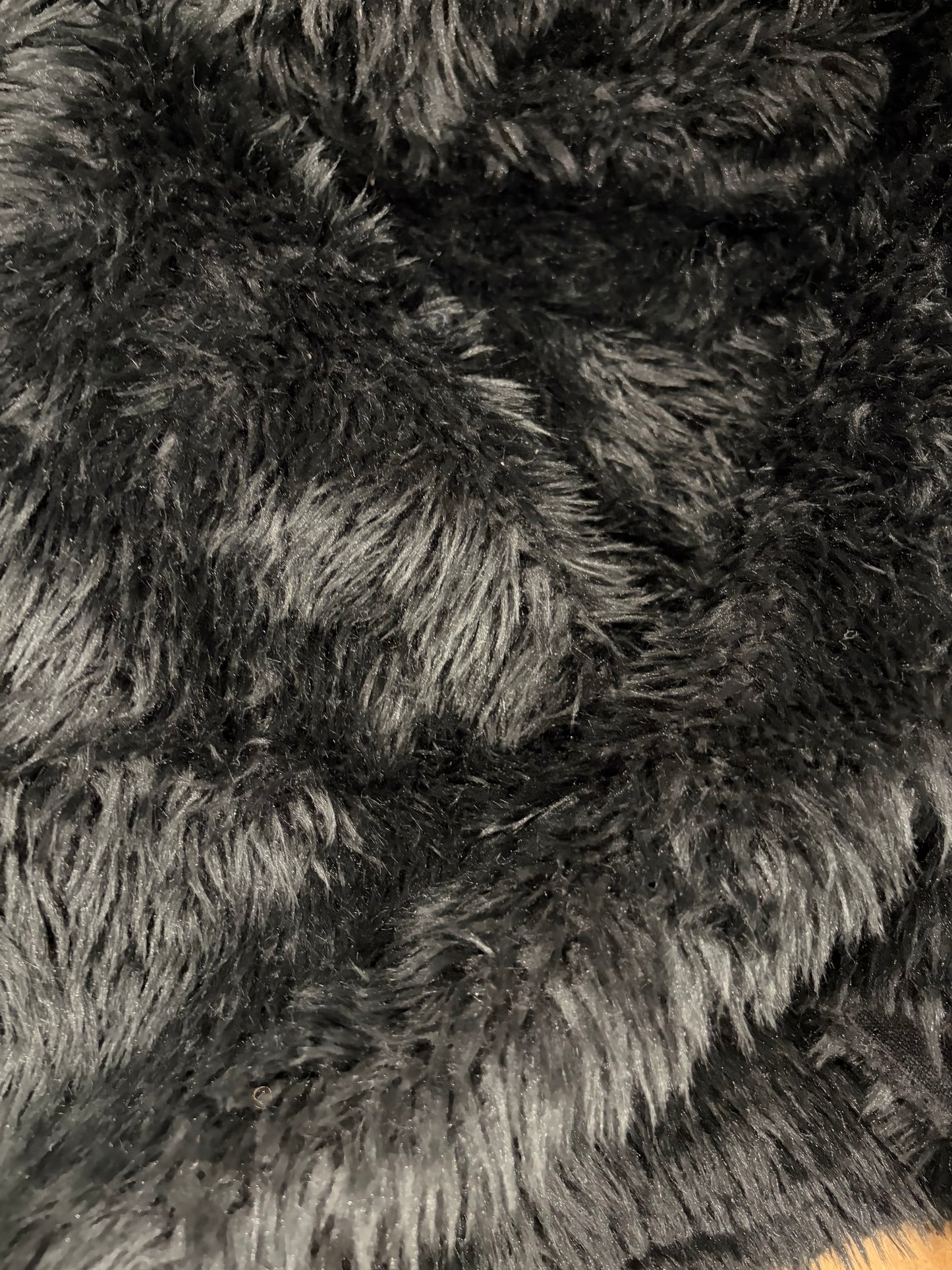 WONKA 008 black hairy fabric