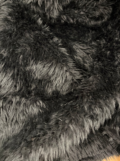 WONKA 008 black hairy fabric
