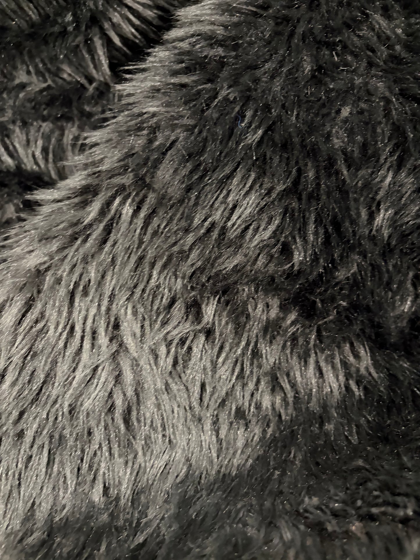 WONKA 008 black hairy fabric