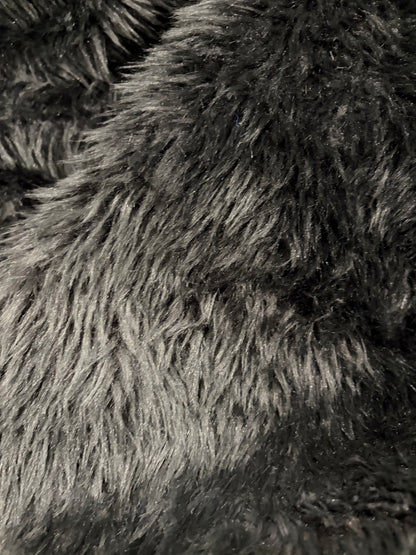 WONKA 008 black hairy fabric