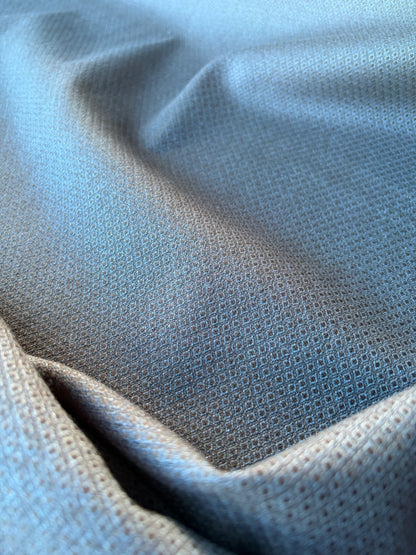 HARVEST SEASON 009 navy structured cotton stretch