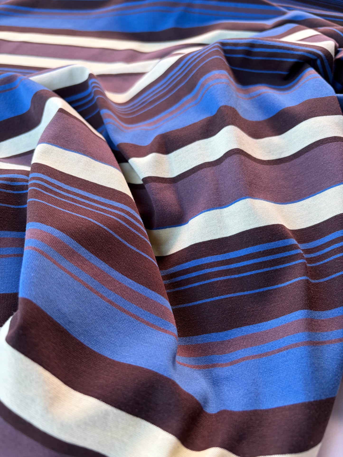 GERMAIN 005 viscose jersey stripes