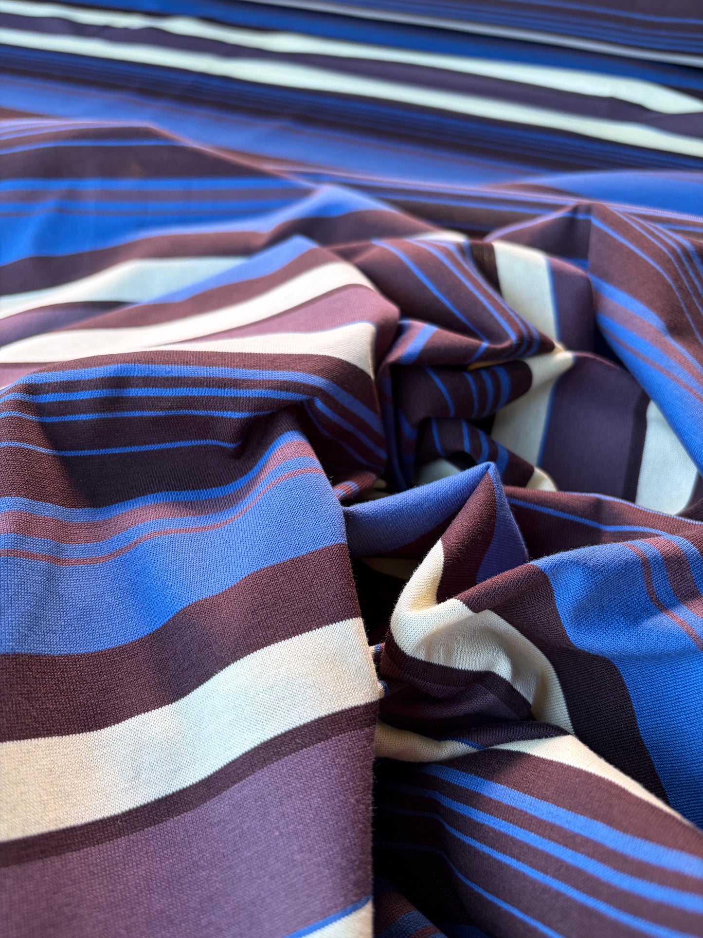 GERMAIN 005 viscose jersey stripes