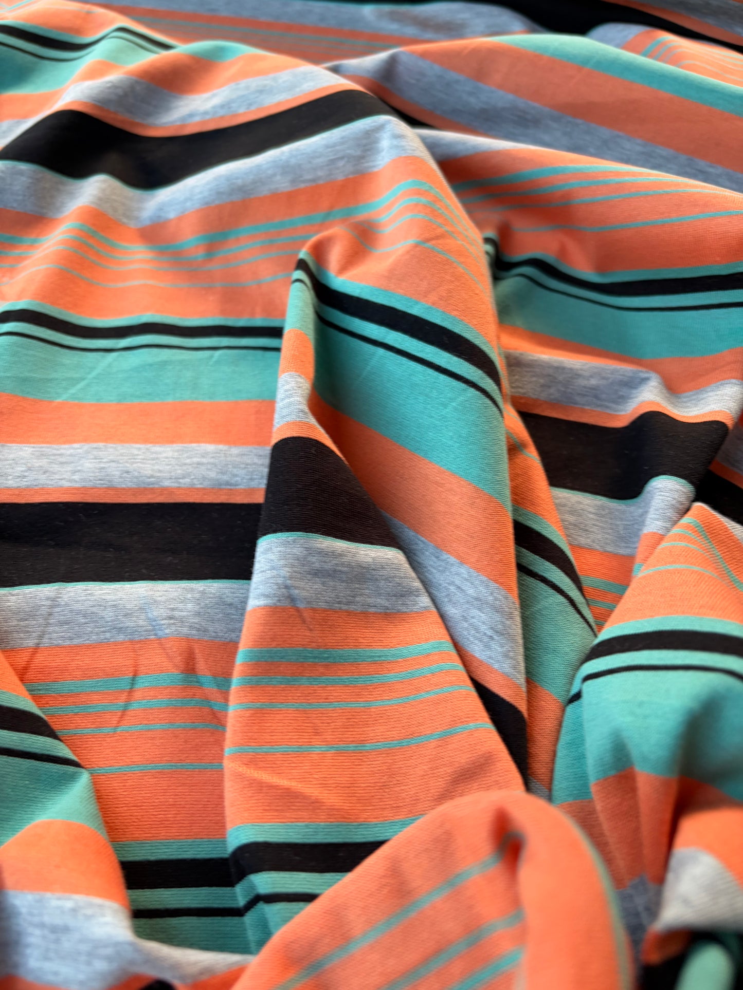 GERMAIN 006 viscose jersey stripes